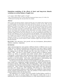 Simulation modeling of the effects of short and long