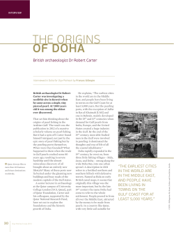 OF DOHA - The Origins of Doha and Qatar Project