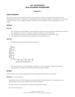 Sample Responses Q1 - AP Central