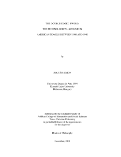THE DOUBLE-EDGED SWORD: THE TECHNOLOGICAL