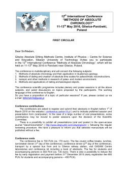 12 International Conference &ldquo;METHODS OF ABSOLUTE