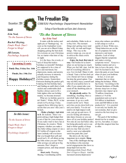 December 2011 Freudian Slip