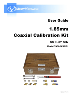 1.85mm Coaxial Calibration Kit