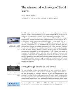 The Science And Technology Of World War II