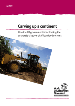 Carving up a continent