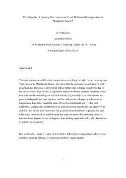 Post-Adjective Duo `much` and Differential Comparatives in