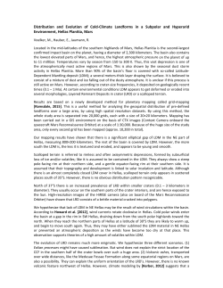 Distribution and Evolution of Cold-Climate Landforms in