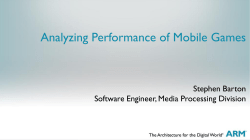 Analyzing Performance of Mobile Games