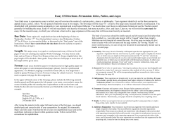 Essay #3 Directions--Persuasion: Ethos, Pathos, and Logos