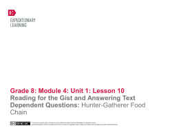 Grade 8: Module 4: Unit 1: Lesson 10
