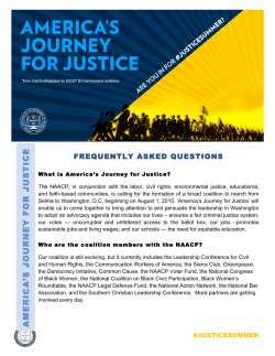Journey for Justice Fact Sheet - Albemarle
