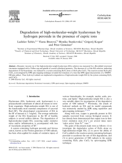 Degradation of high-molecular-weight hyaluronan by hydrogen