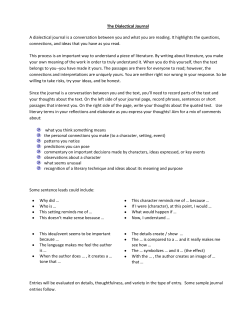 Dialectical - SPS186.org