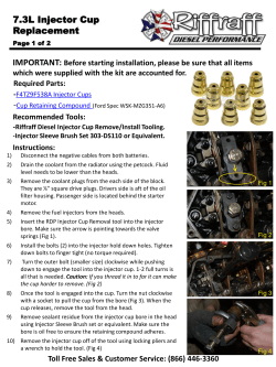 7.3L Injector Cup Replacement