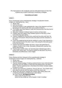 The improvement in the vocabulary and oral retell