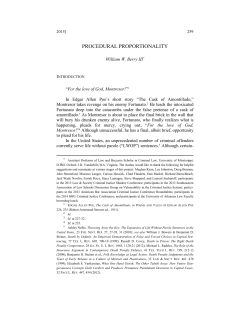 Procedural Proportionality