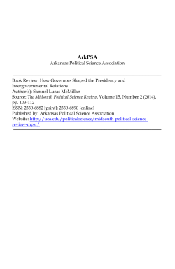 ArkPSA - University of Central Arkansas