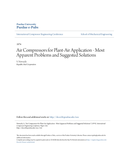 Air Compressors for Plant-Air Application