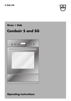 Oven / cooker Combair S / Combair SG - V