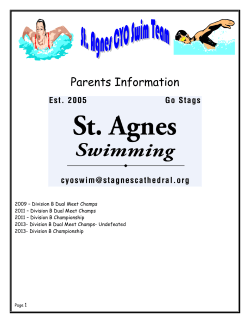 Parents` Handbook - St. Agnes Cathedral