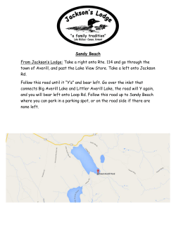 directions to Sandy Beach.