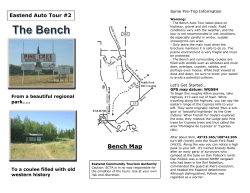 Bench Map - Cypress Hills Destination Area