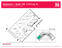 Quadrant I - Suite 155 2,731 sq. ft.