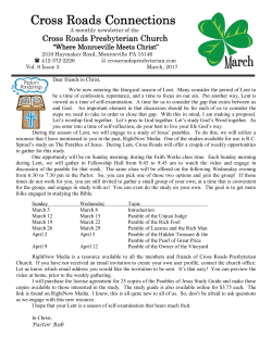 March 2017 - Cross Roads Presbyterian Church