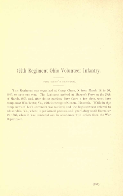 195th Ohio Infantry Soldier Roster