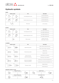Hydraulic symbols