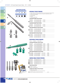 reusable tissue punches disposable tissue punches