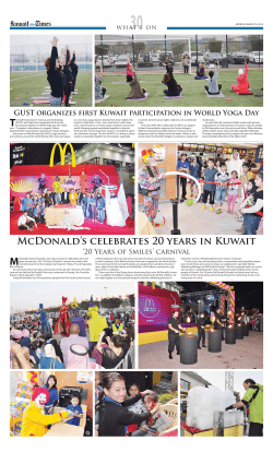 McDonald`s celebrates 20 years in Kuwait