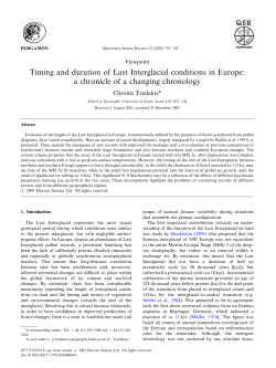 Timing and duration of Last Interglacial conditions in Europe: a