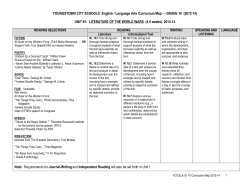 Map - Youngstown City Schools
