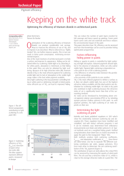 Keeping on the White Track: Optimising the Efficiency of Titanium