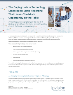 How IPVision`s technology landscape helped one