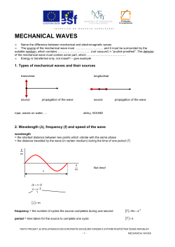 mechanical waves