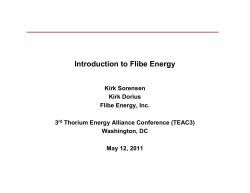 Introduction to Flibe Energy