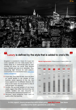 Bangalore Luxury Segment
