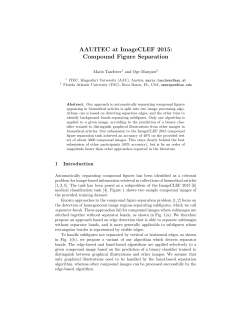 AAUITEC at ImageCLEF 2015: Compound Figure Separation