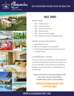 fact sheet - Alexandra Resort