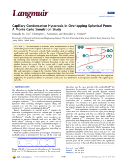 Capillary Condensation Hysteresis in Overlapping Spherical Pores