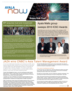 Ayala Now November-December 2010 Issue