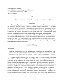 The Cultural Importance of Salmon
