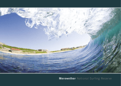 MEREWETHER BOOKLET - National Surfing Reserves
