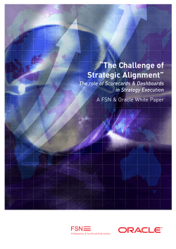 The Challenge of Strategic Alignment