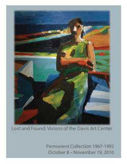 Lost and Found: Visions of the Davis Art Center