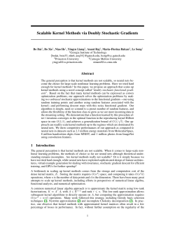 Scalable Kernel Methods via Doubly Stochastic Gradients