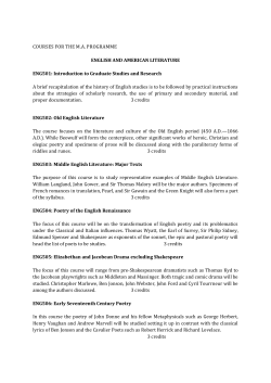 MA course information..