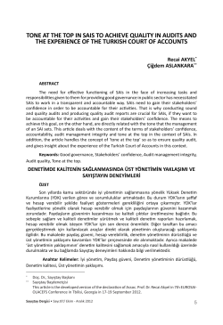 tone at the top in sais to achieve quality in audits and the